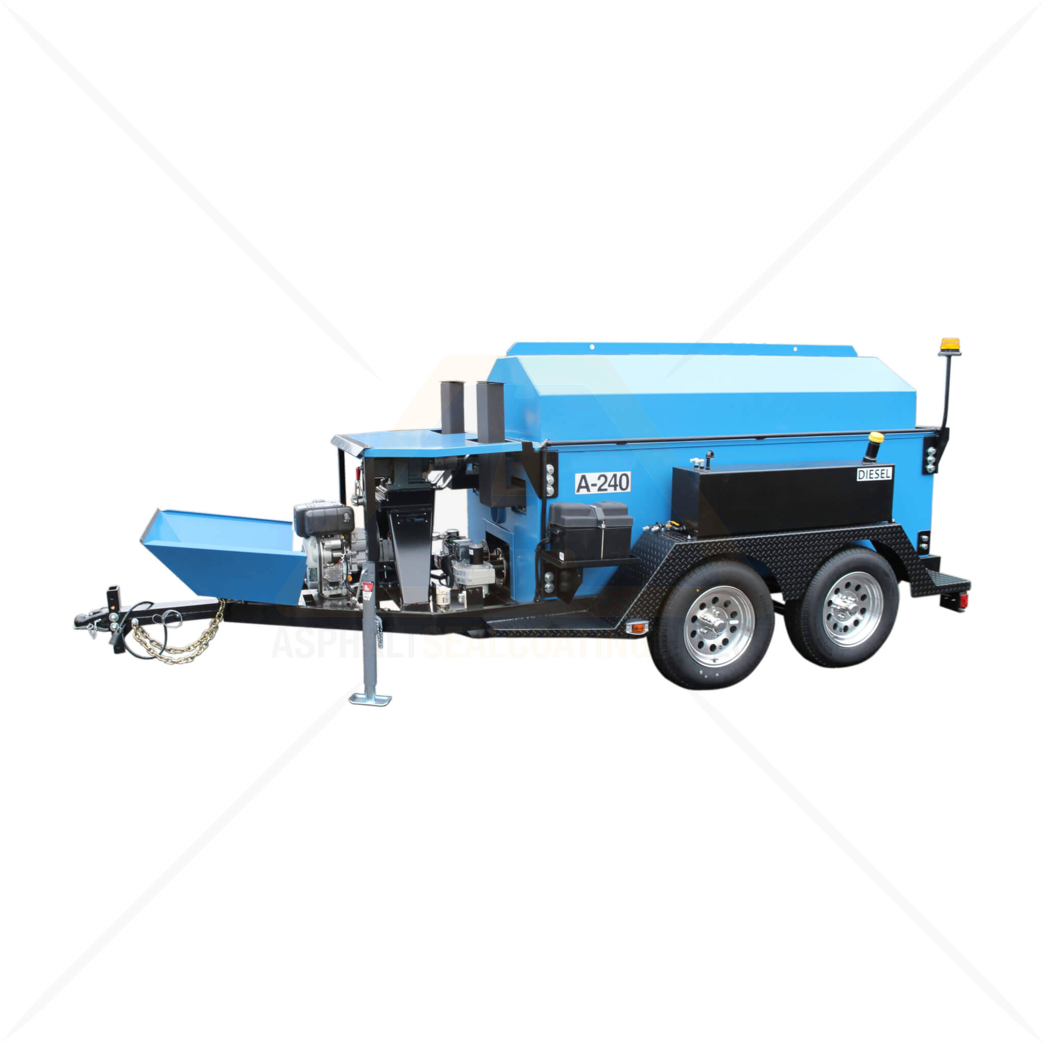 240 Gallon Mastic Melter Trailer For Street Repair Diesel Fired A
