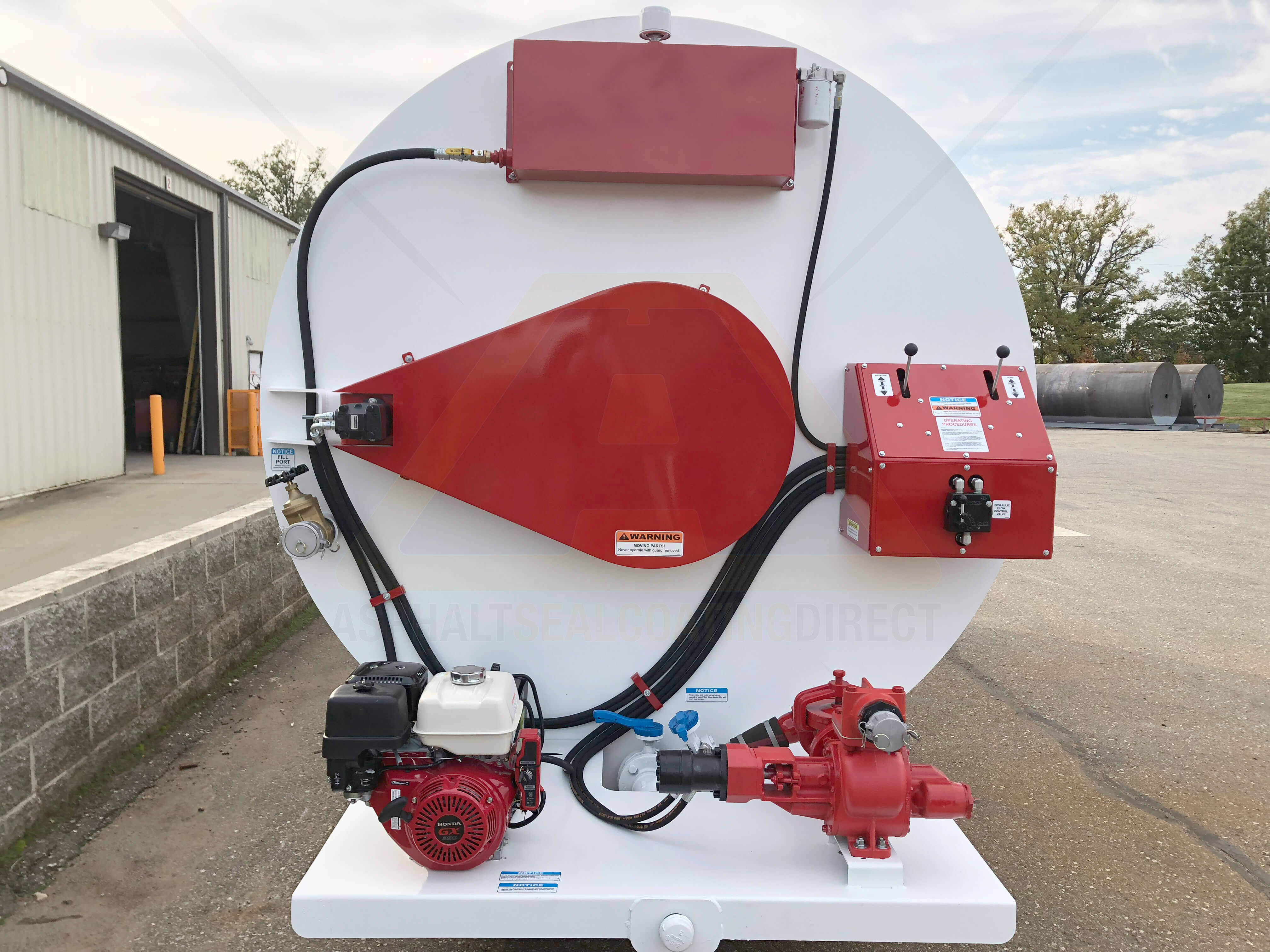 8000 Gallon Stationary Agitated Bulk Seal Coat Storage Tank For Sale