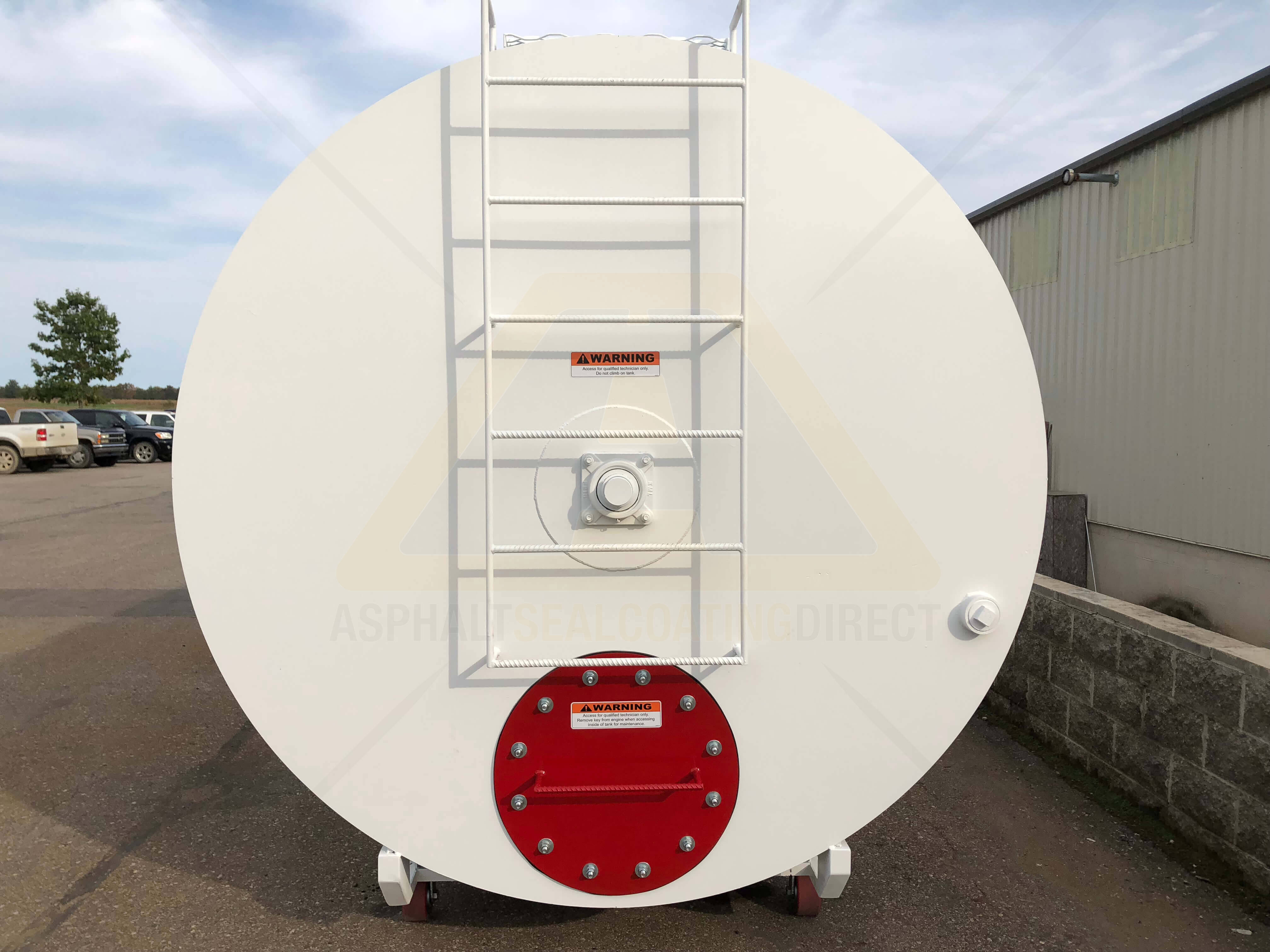 8000 Gallon Stationary Agitated Bulk Seal Coat Storage Tank For Sale