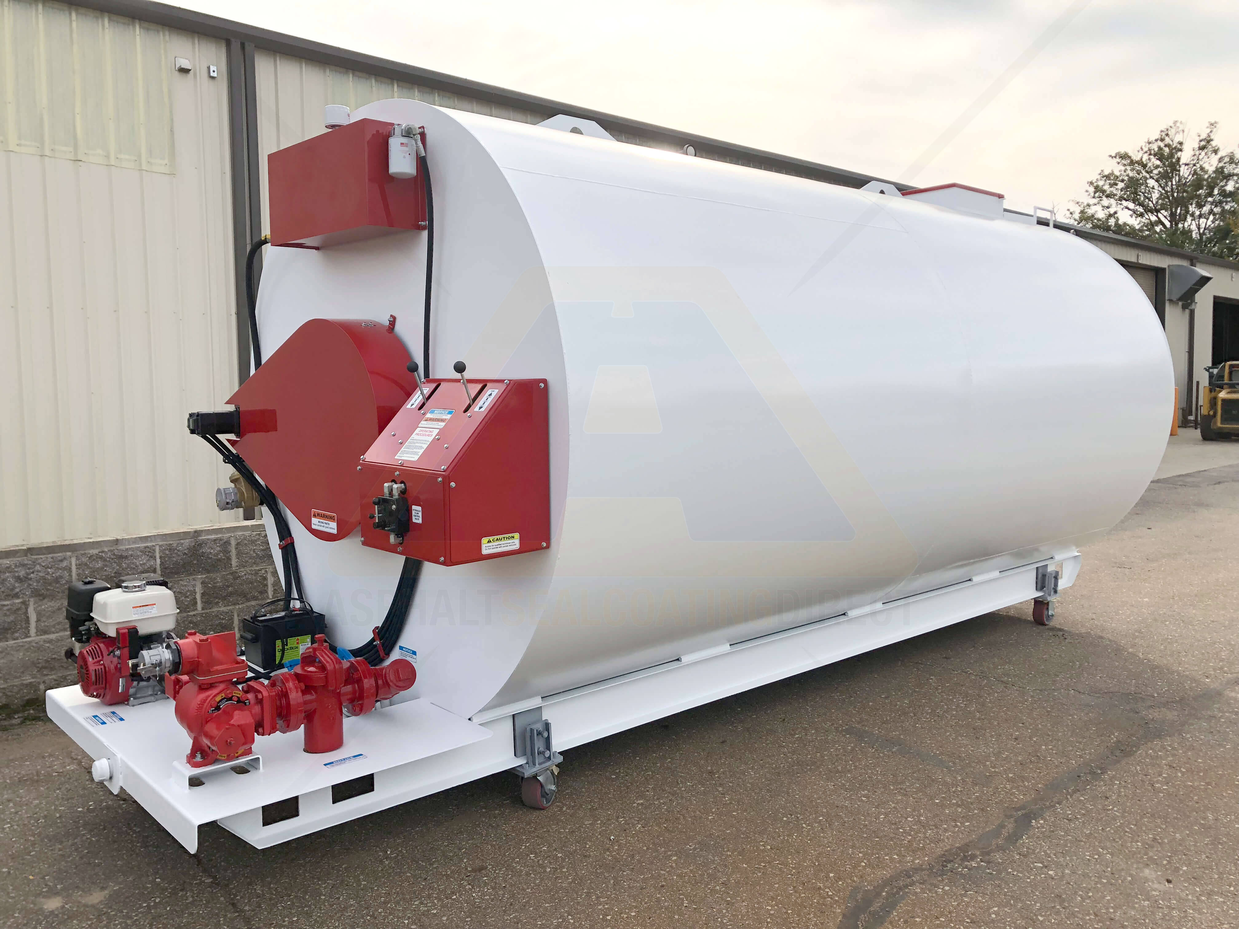 8000 Gallon Stationary Agitated Bulk Seal Coat Storage Tank For Sale