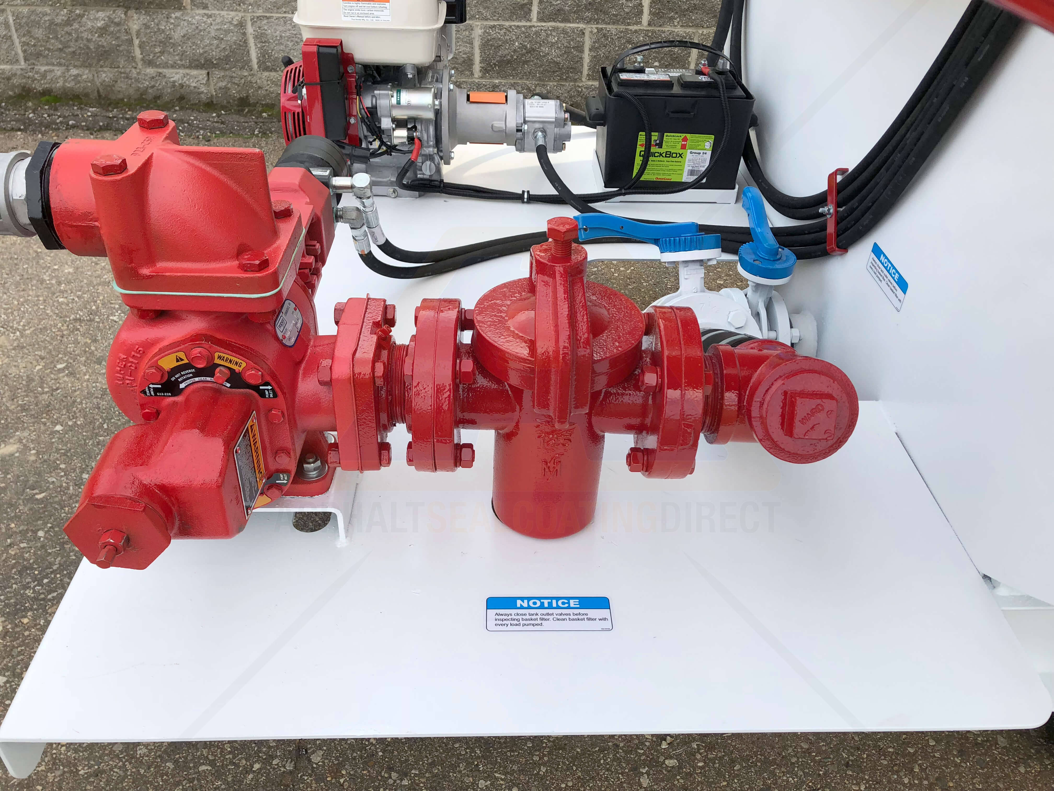 8000 Gallon Stationary Agitated Bulk Seal Coat Storage Tank For Sale