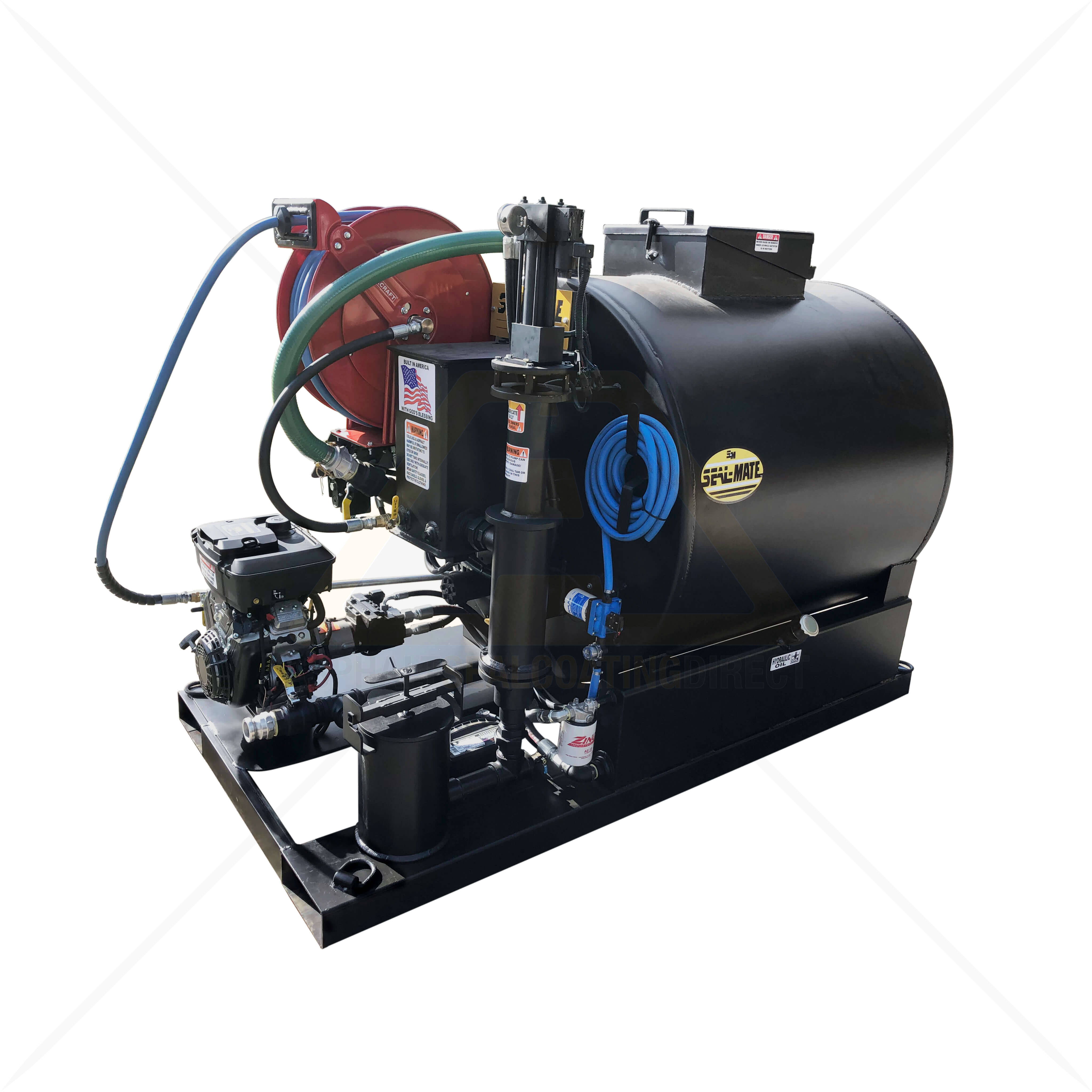 Sealmate 350 Gallon Piston Pump Professional Sealcoating Skid For Sale