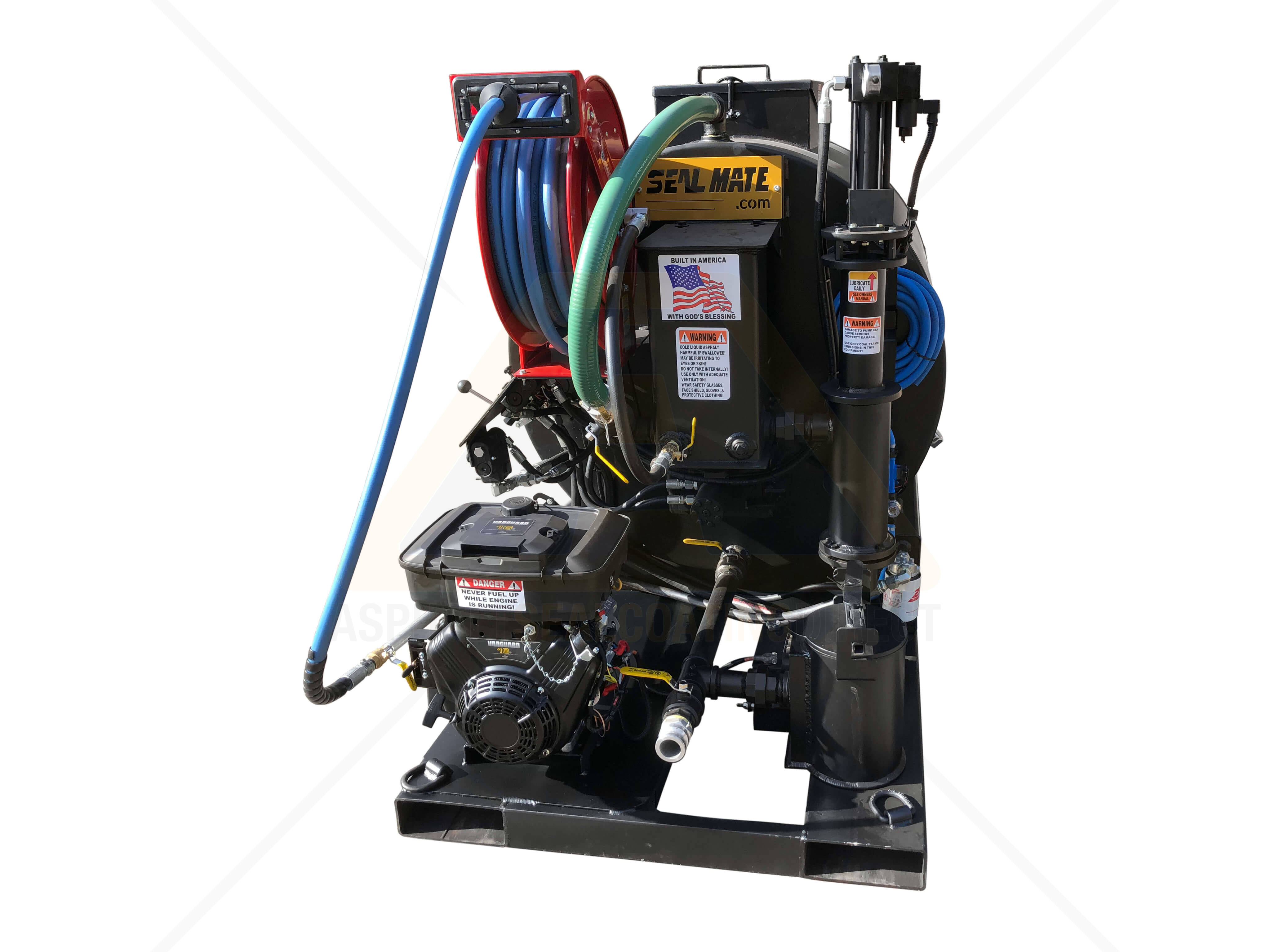 Sealmate Professional 350 Gallon Sealcoating Skid With Piston Pump For