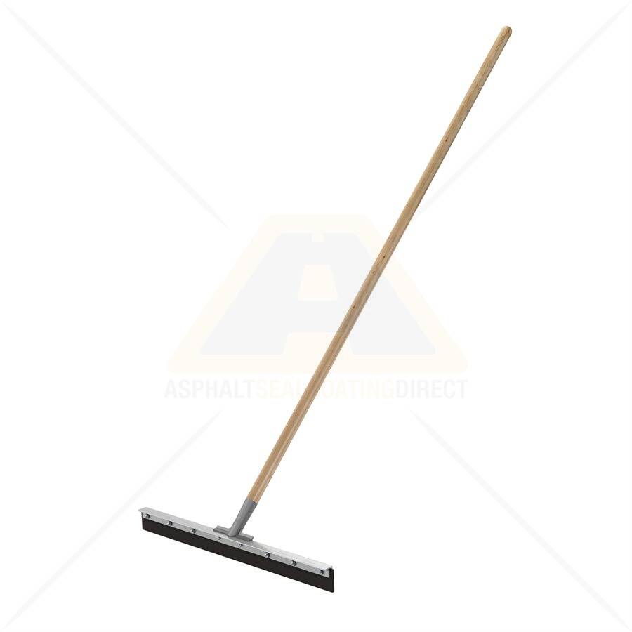 Brushman Epoxy Floor Squeegee - Notched Rubber 24