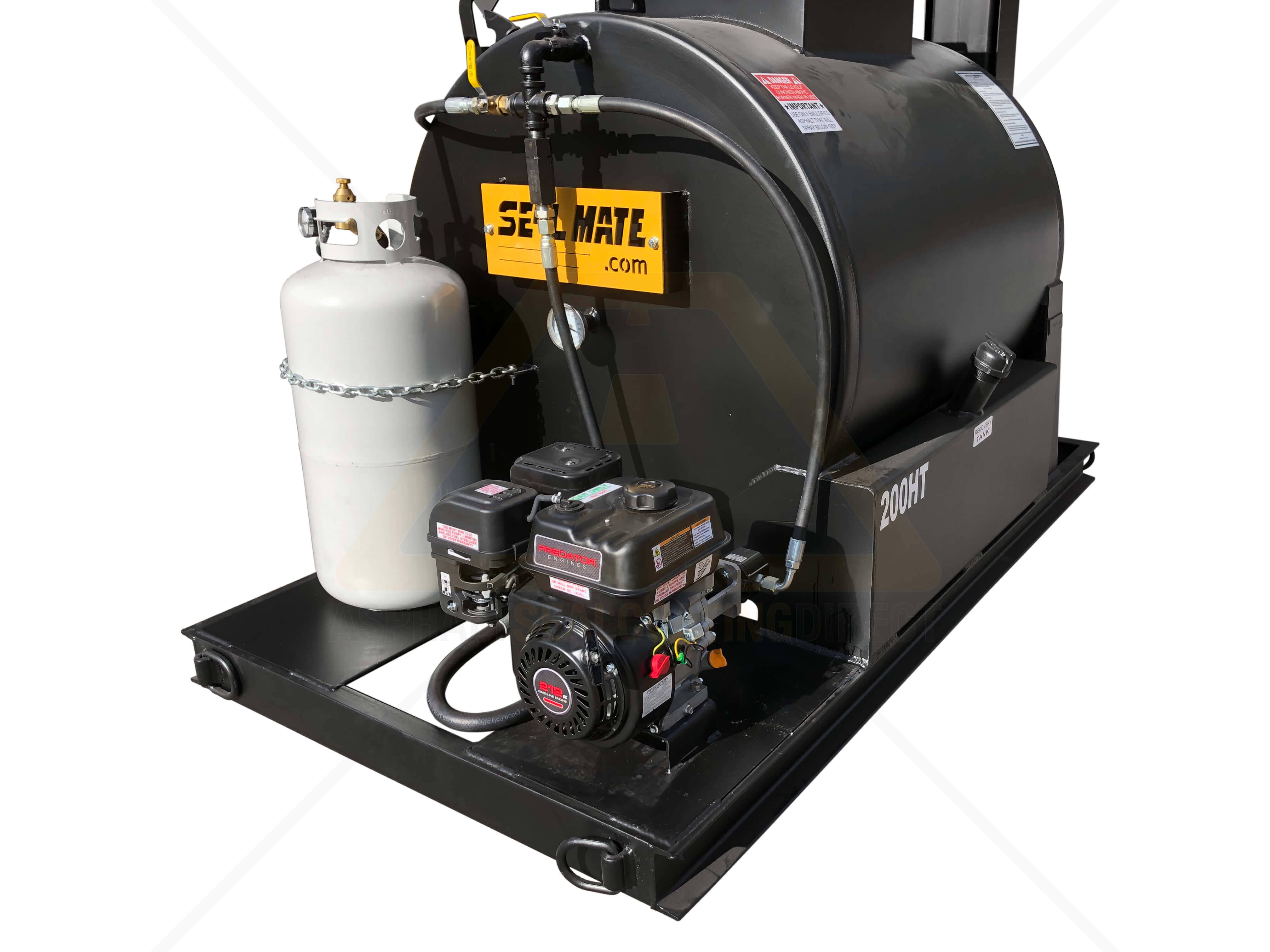 Sealmate 200 Gallon Hot Tack Kettle Skid Sprayer System SM200HT For