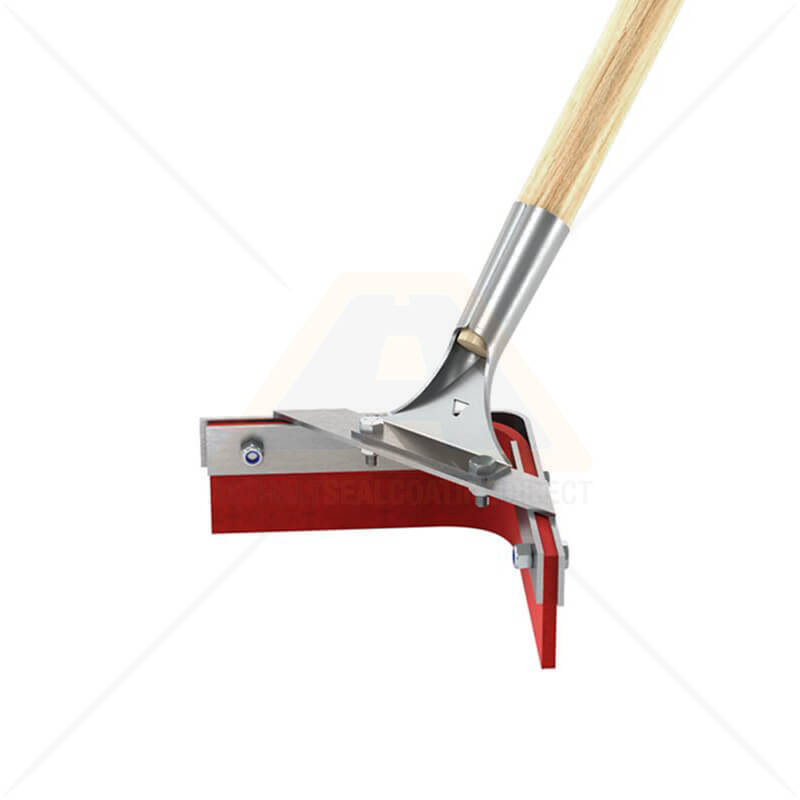 Bon High Temp Red VShaped Asphalt Squeegee For Hot Pour Crack Repairs