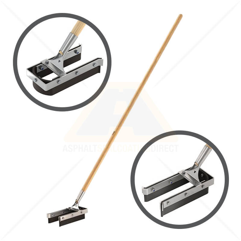 Bon Low Temp Black UShaped Asphalt Squeegee For Cold Pour Crack