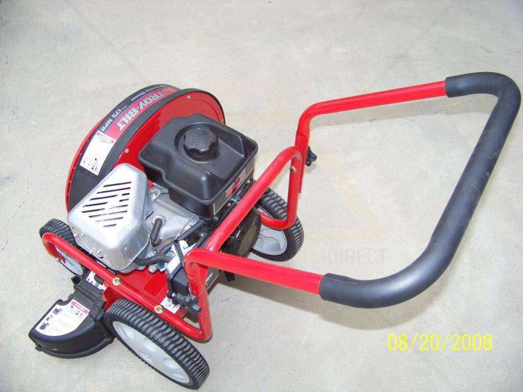 Troy Bilt Jet Sweep Push Blower TB672 For Sale Asphalt Sealcoating Direct