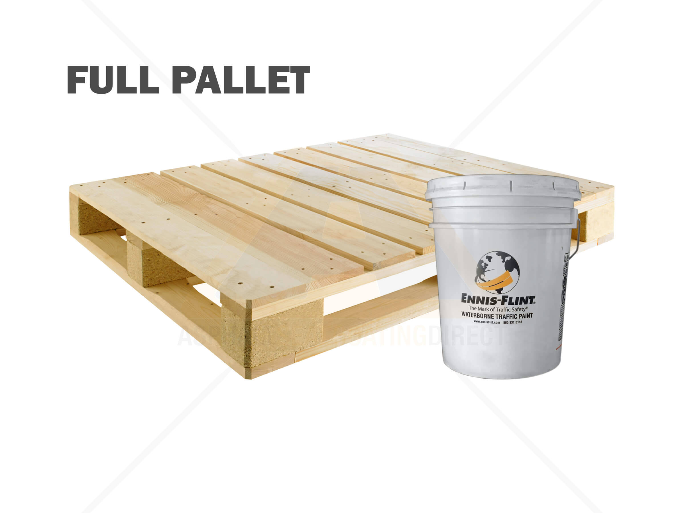 EnnisFlint EF Series Fast Dry Waterborne 5 Gallon Paint Full Pallet TT