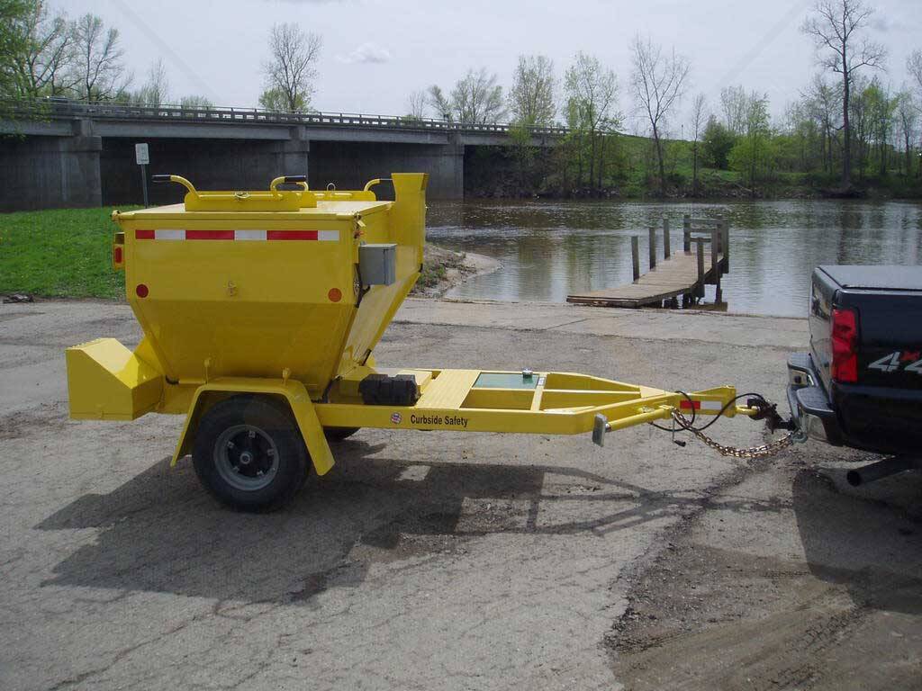 Falco 2 Ton Asphalt Hot Box Reclaiming Trailer For Sale ...