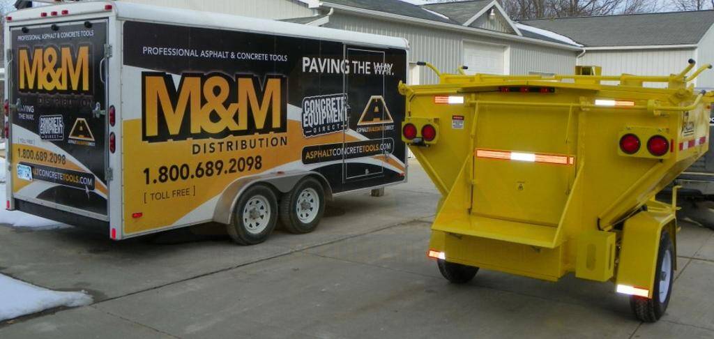 Falco 2 Ton Asphalt Hot Box Reclaiming Trailer For Sale ...