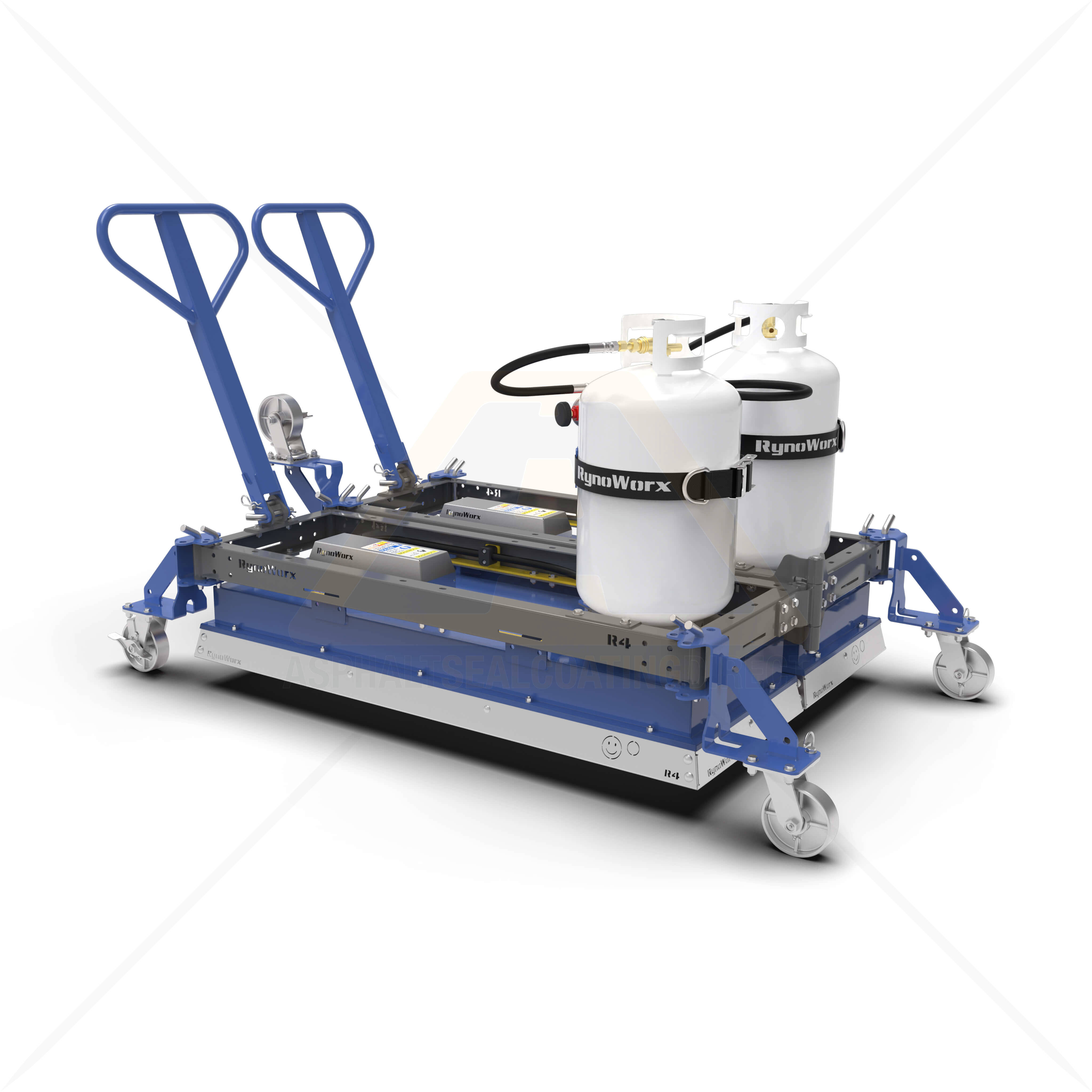Rynoworx R4 19in x 51in Infrared Asphalt Repair Machine With