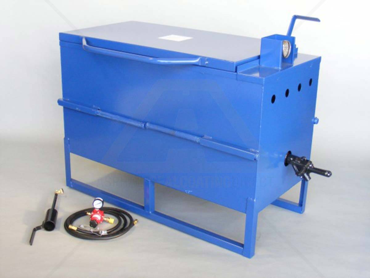 55 Gallon Stationary Melting Kettle For Sale Asphalt Sealcoating Direct