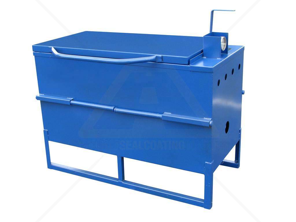 55 Gallon Stationary Melting Kettle For Sale Asphalt Sealcoating Direct