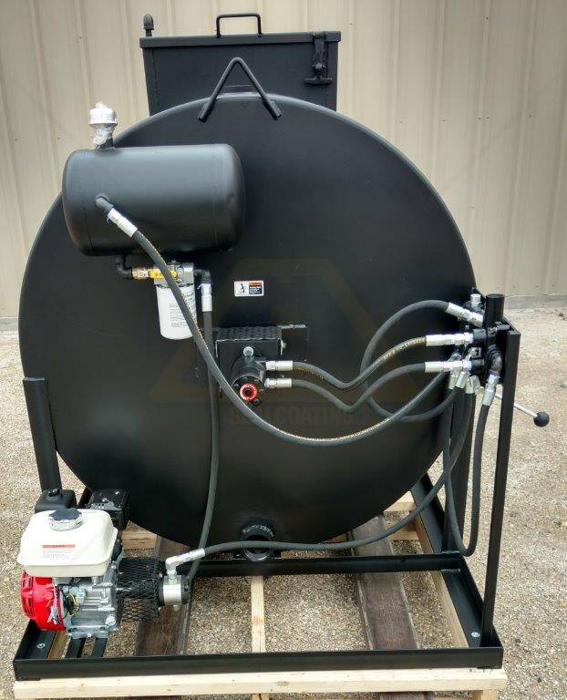 SteelSkidHYD520 Hydraulic Agitation Sealcoat Storage Tank For Sale