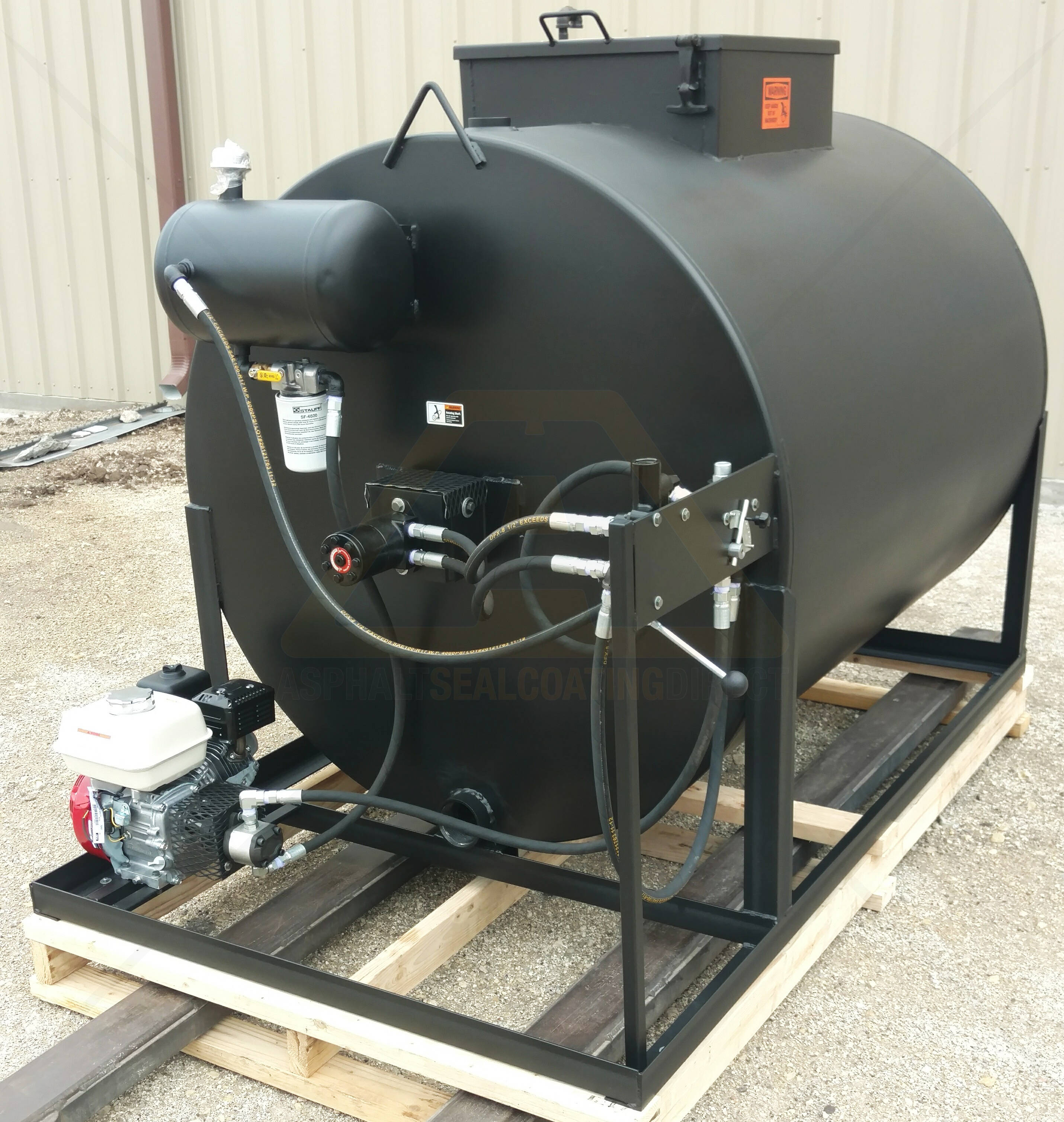SteelSkidHYD520 Hydraulic Agitation Sealcoat Storage Tank ...