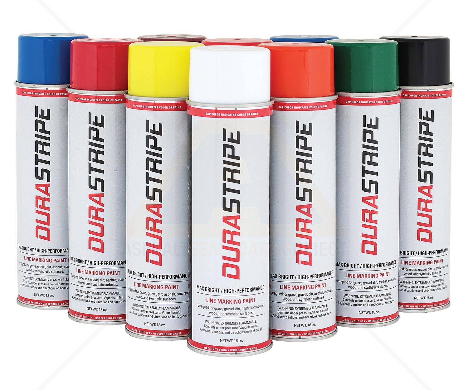 Case Of 18oz T Tip Aerosol Line Striping Paint For Asphalt Or Concrete For Sale Asphalt Sealcoating Direct