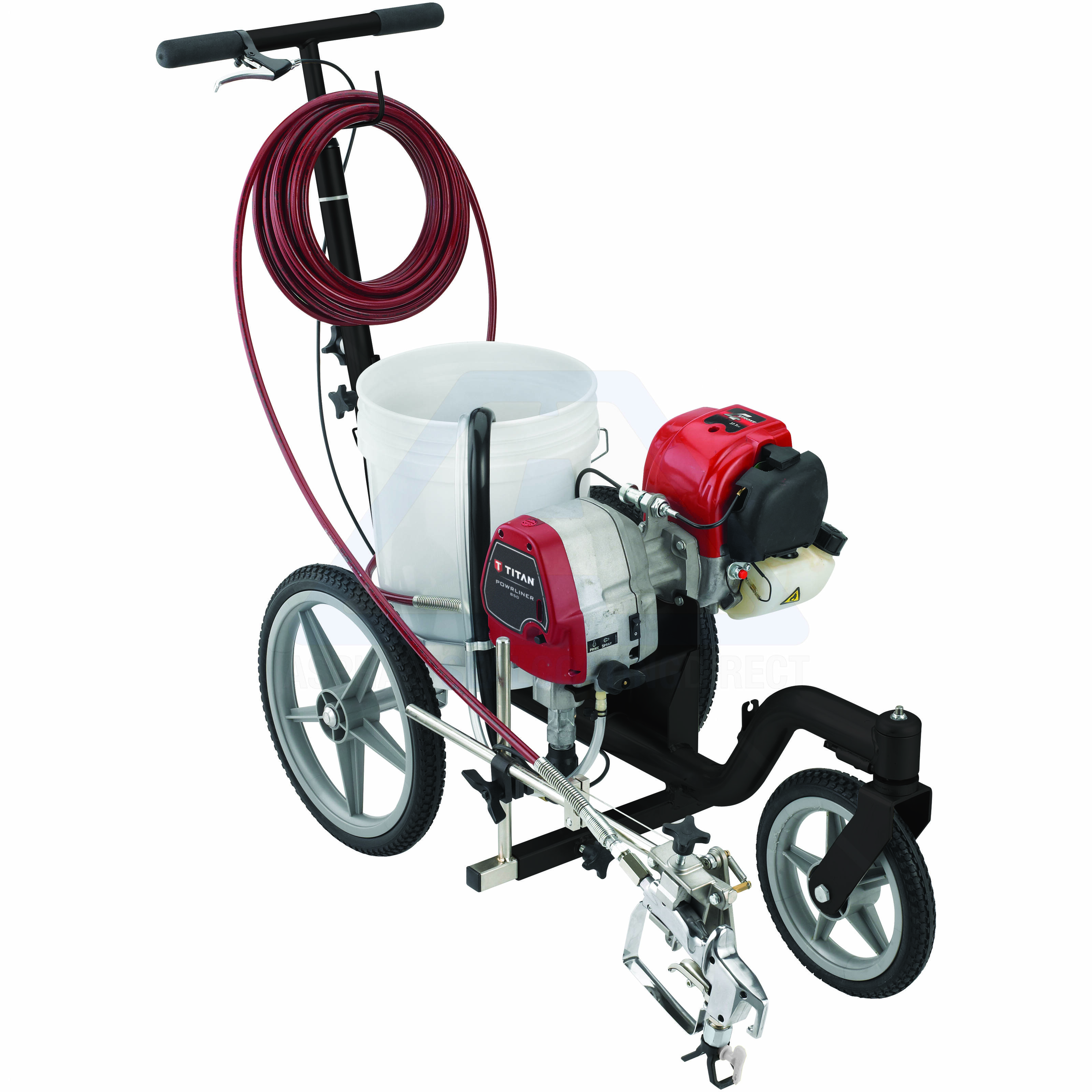 Titan Powrliner 850 Airless Striper Small Parking Lots For Sale Asphalt Sealcoating Direct