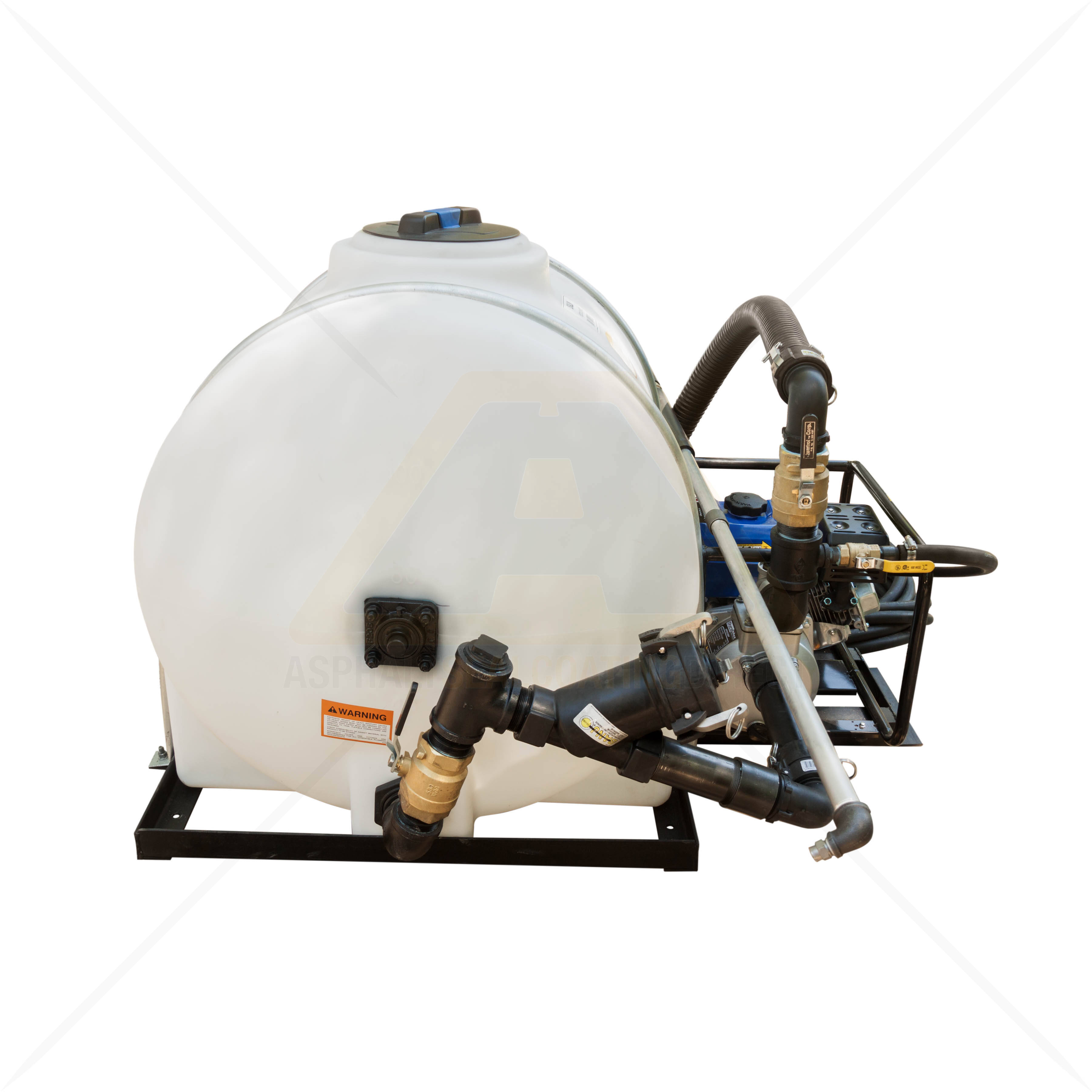 Driveway Sealcoat Machine With 125 Gallon Poly Tank Is Perfect For