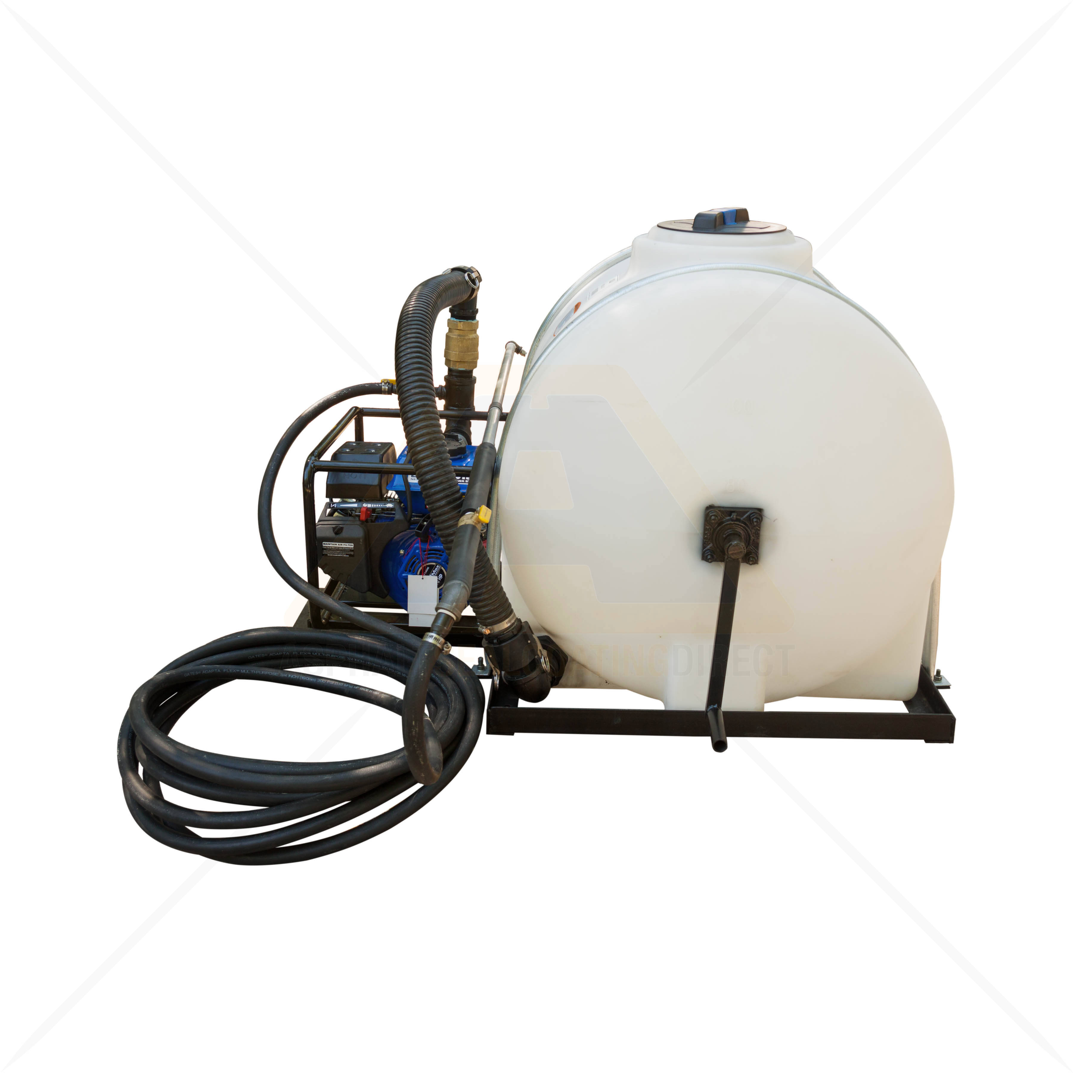 Driveway Sealcoat Machine With 125 Gallon Poly Tank Is Perfect For
