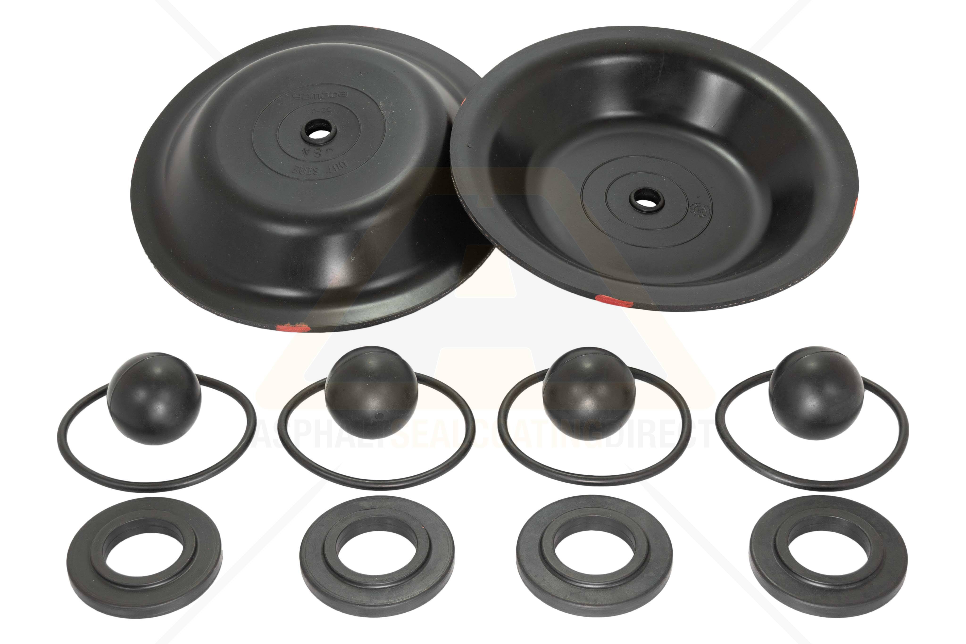 OEM Buna-N Repair Kit Parts for 1.5 Inch Yamada Pump K40-MN
