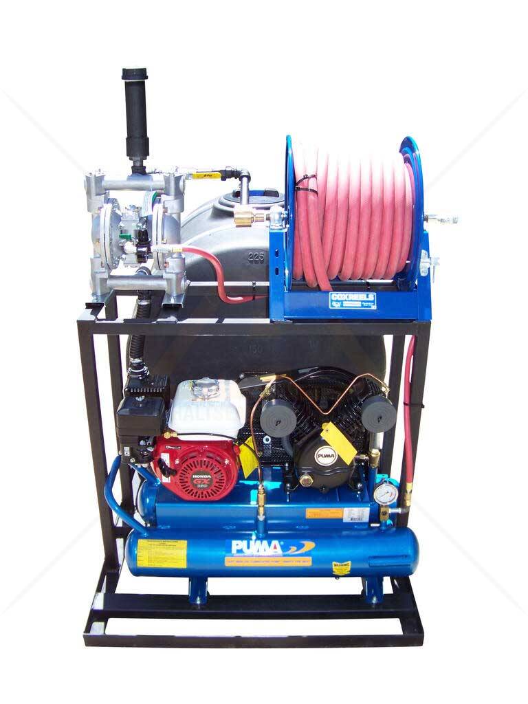 Sealcoat Skid Sprayer BIG A PolySkid Super 225 Gallon For Sale