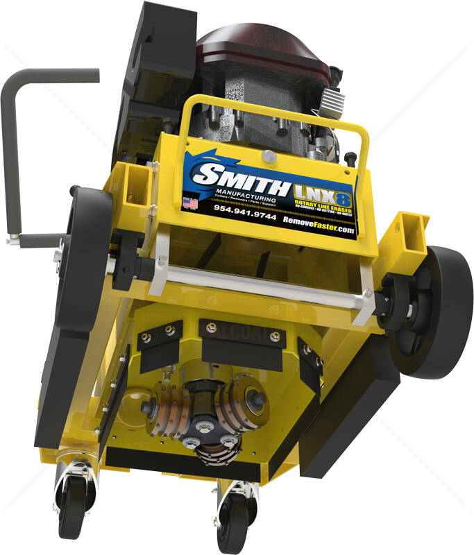 Smith LNX8 NoGroove Eraser Deluxe Gas Powered Line Marking Remover For