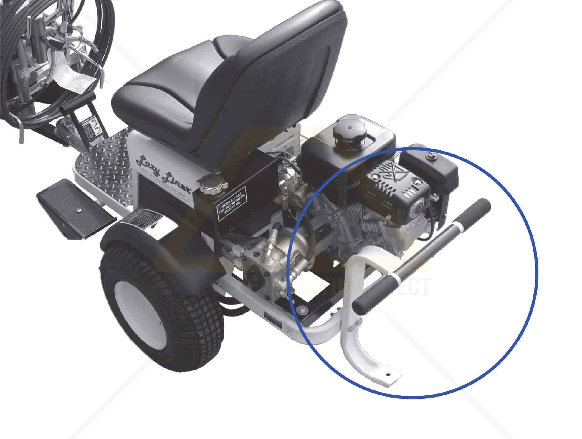 Titan LazyLiner Elite Striping Machine Ride On Attachment For Sale