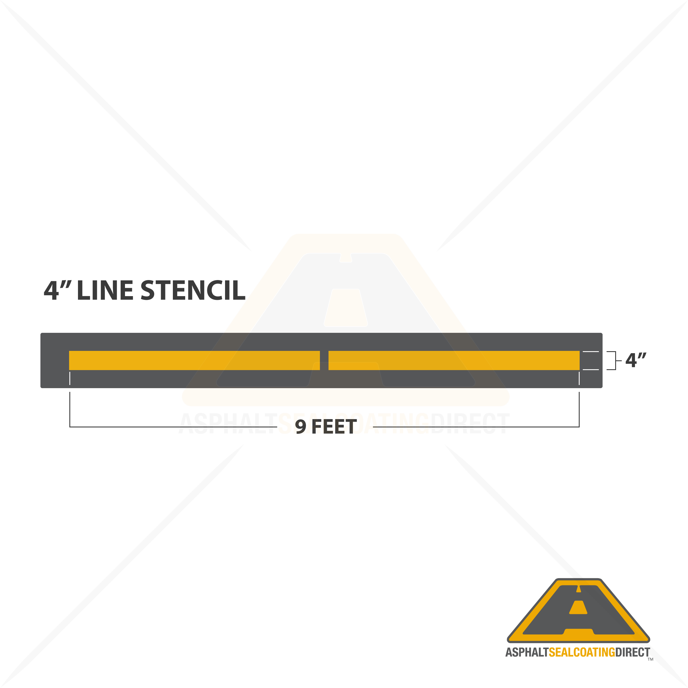 Line Parking Lot Paint Stencil For Sale Asphalt