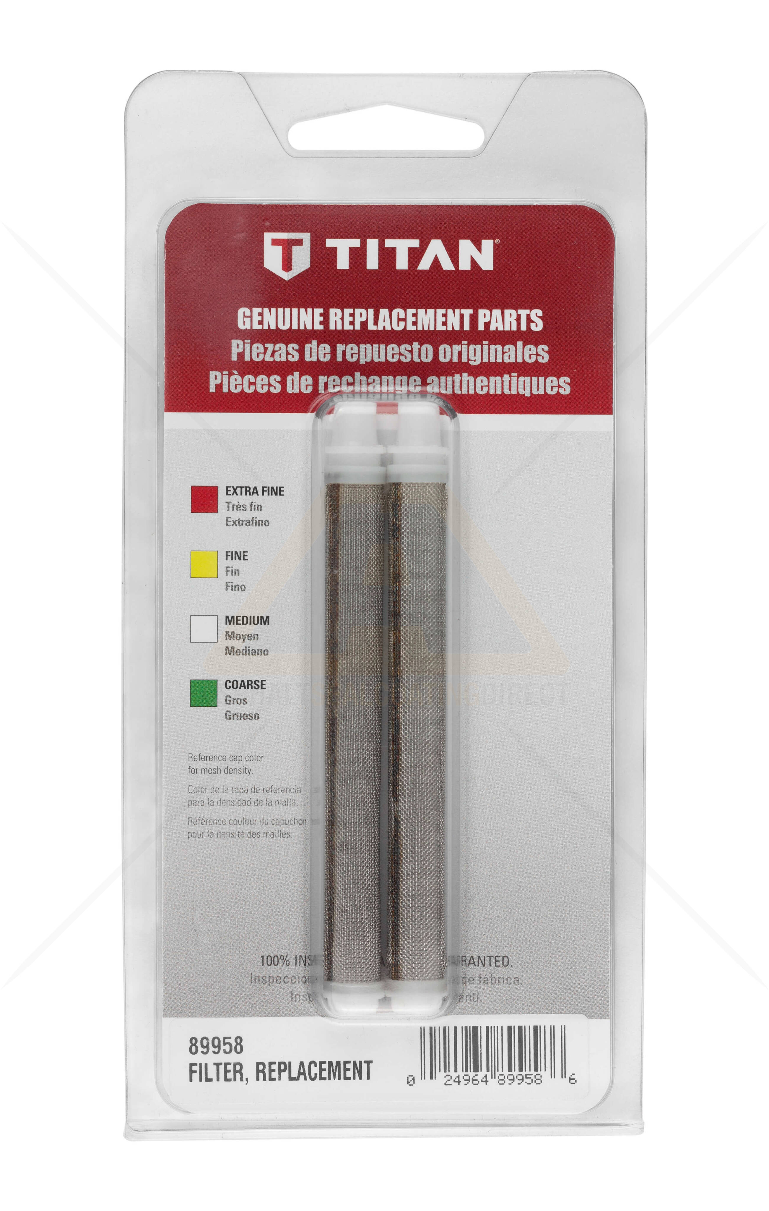Titan 500-200-06 or 50020006 Airless Spray Gun Filter 50 mesh 25 pack white 
