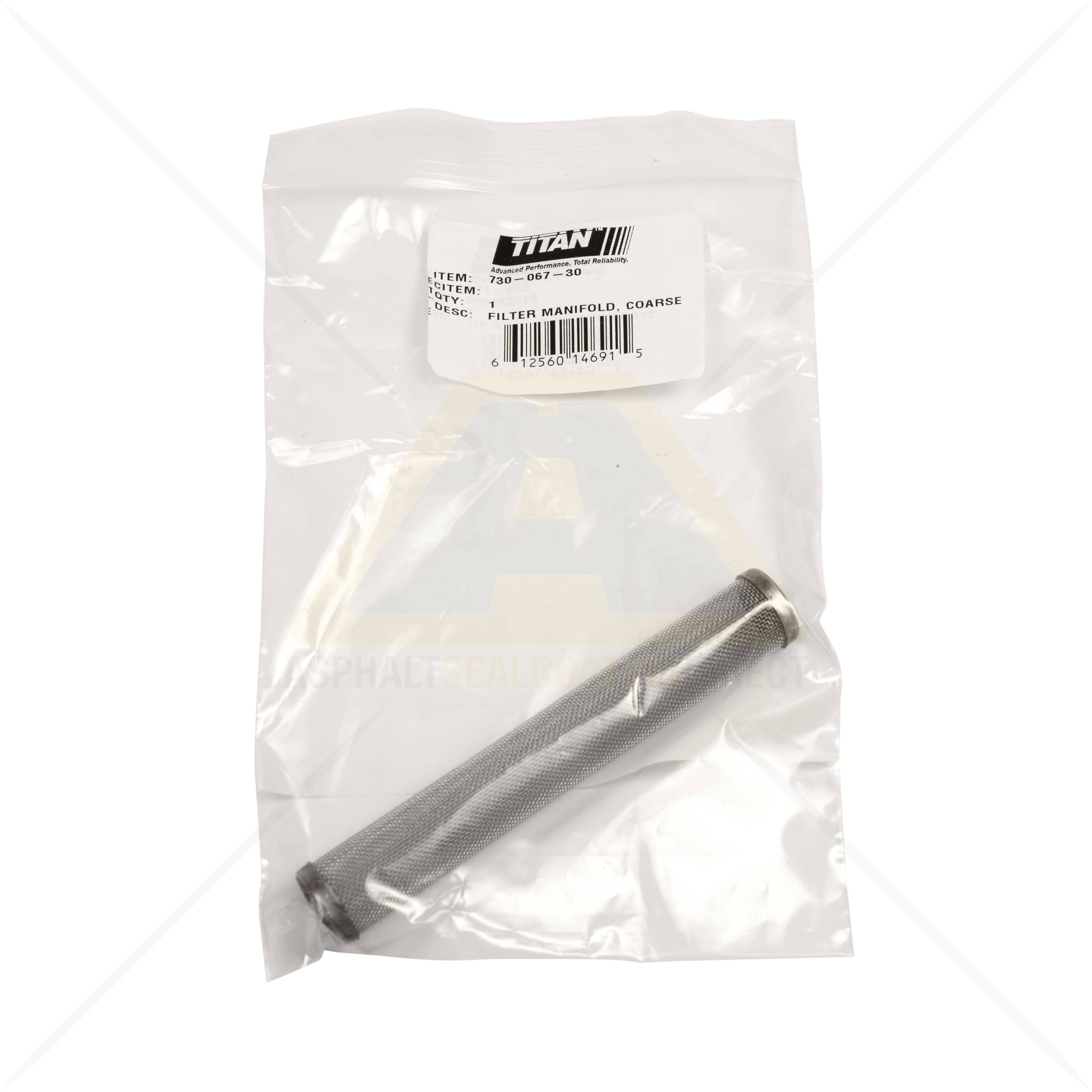 Titan Pump Manifold Filter 60 Mesh Medium For Sale Asphalt