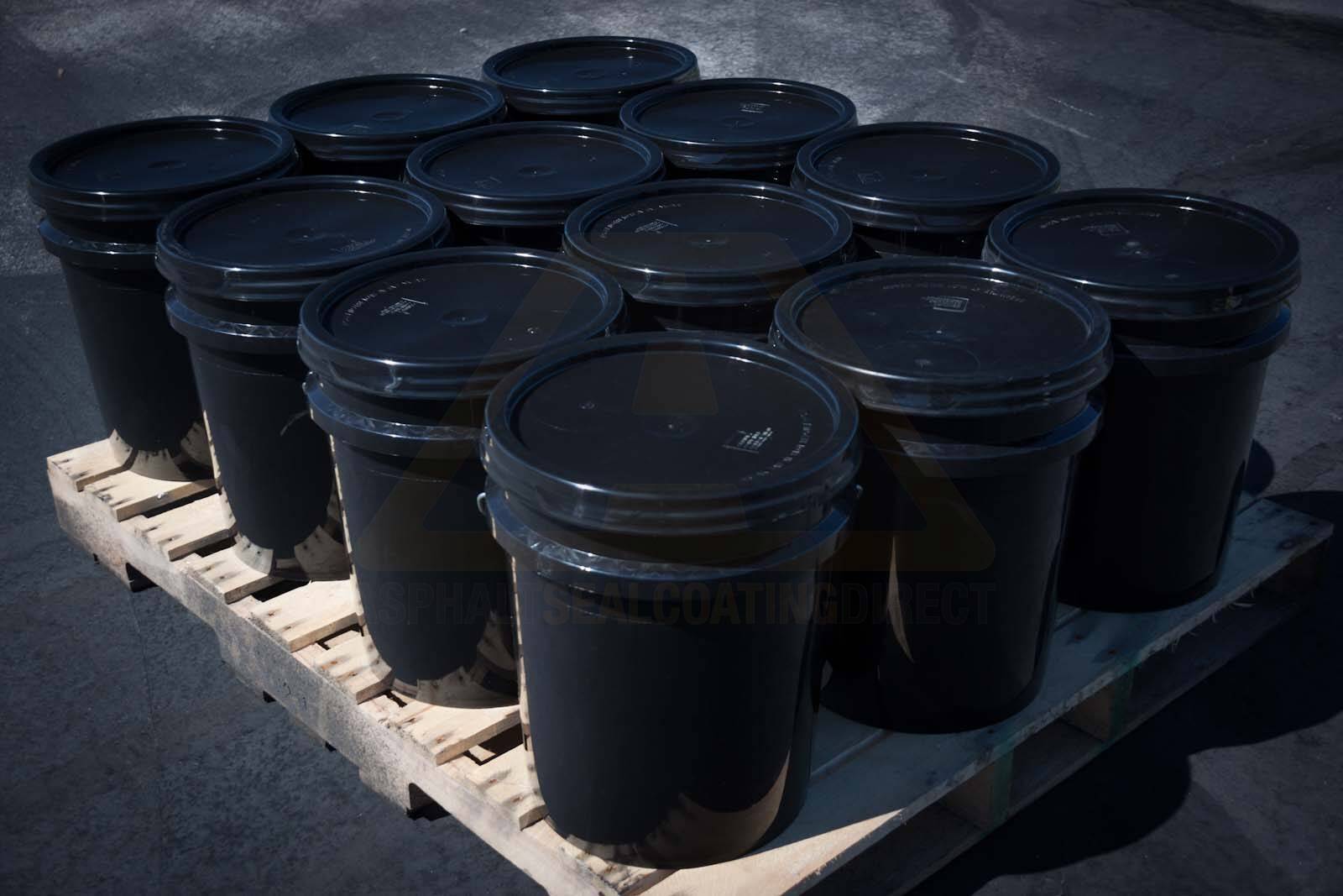 5 Gallon J16 Asphalt Coal Tar Sealer Bulk Pallet (Professional Grade