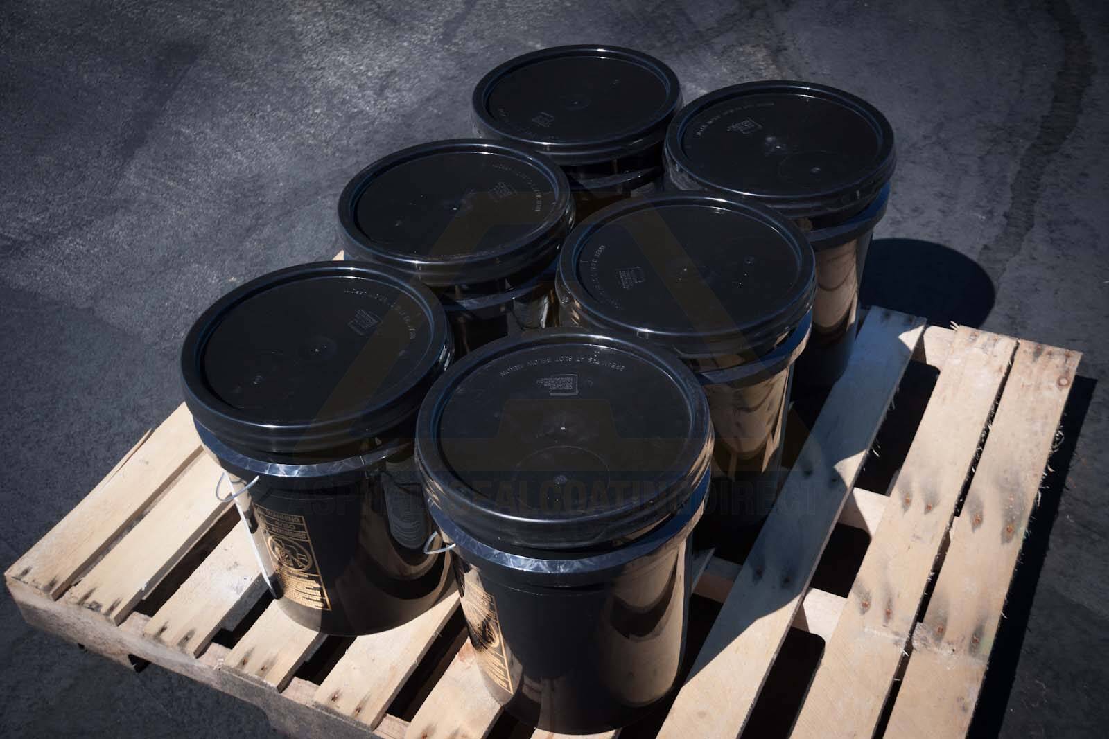 5 Gallon J16 Asphalt Coal Tar Sealer Bulk Pallet (Professional Grade