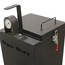 Top half of the RY10MK-Pro showing a closed lid, lid latch, thermometer and agitation handle
