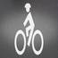 Ennis-Flint PreMark bike lane bicycle rider image