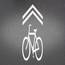 Ennis-Flint PreMark bike lane shared lane symbol image