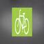 Example image of the Ennis-Flint PreMark contrast bike lane bike symbol