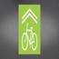 Example Image of the Ennis-Flint PreMark contrast bike lane shared lane symbol