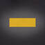 Stylish asphalt background with a yellow line representing a 12 inches by 3 foot Ennis-Flint Premark XF thermoplastic line