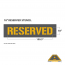 Image of 18" RESERVED Stencil