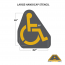 Image of Large Handicap Stencil