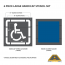 Image of Large Federal Handicap Stencil