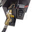 Closeup of the burner assembly igniter